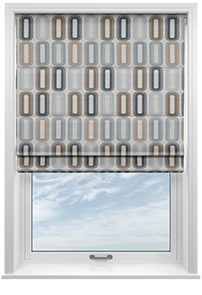 Soho, Duckegg - Twist&Fit Roman Blind